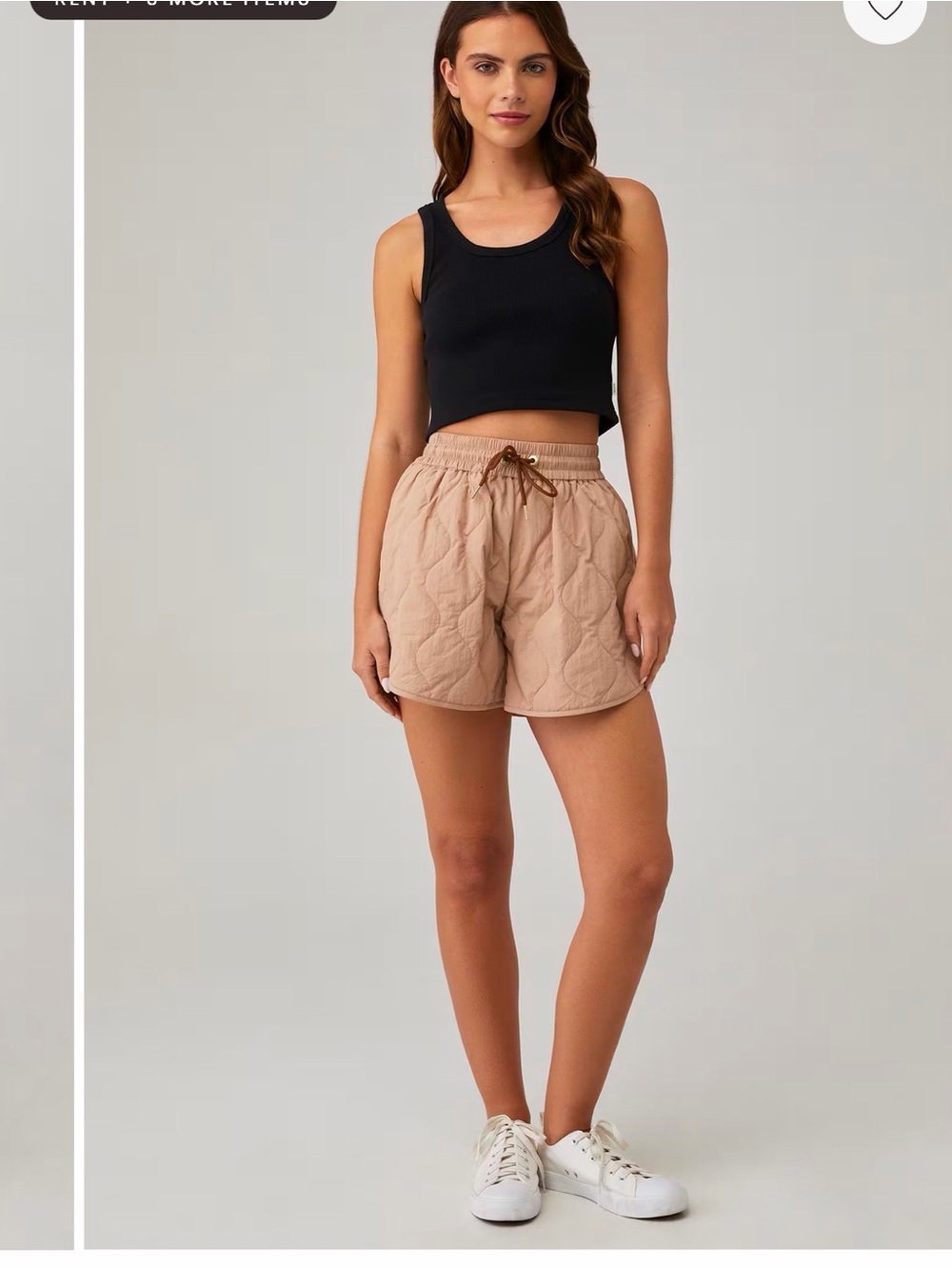Anthropologie Varley Connell Quilted Shorts small